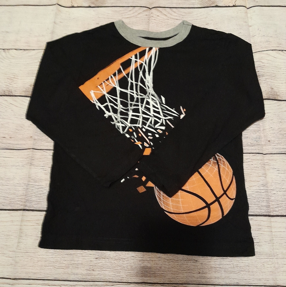 Long Sleeve Tee Toddler Boy Sz Small (5/6)